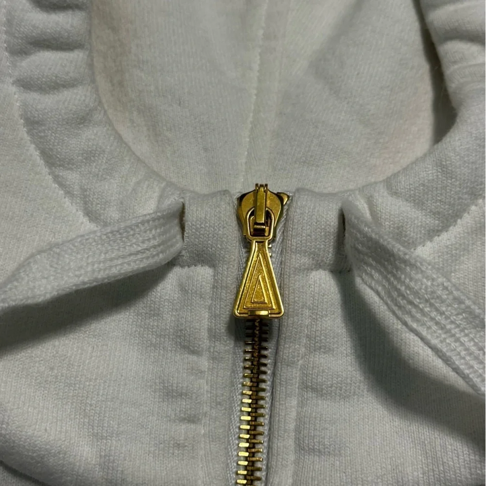 Gucci Web Accent thick White Hoodie Men’s Small